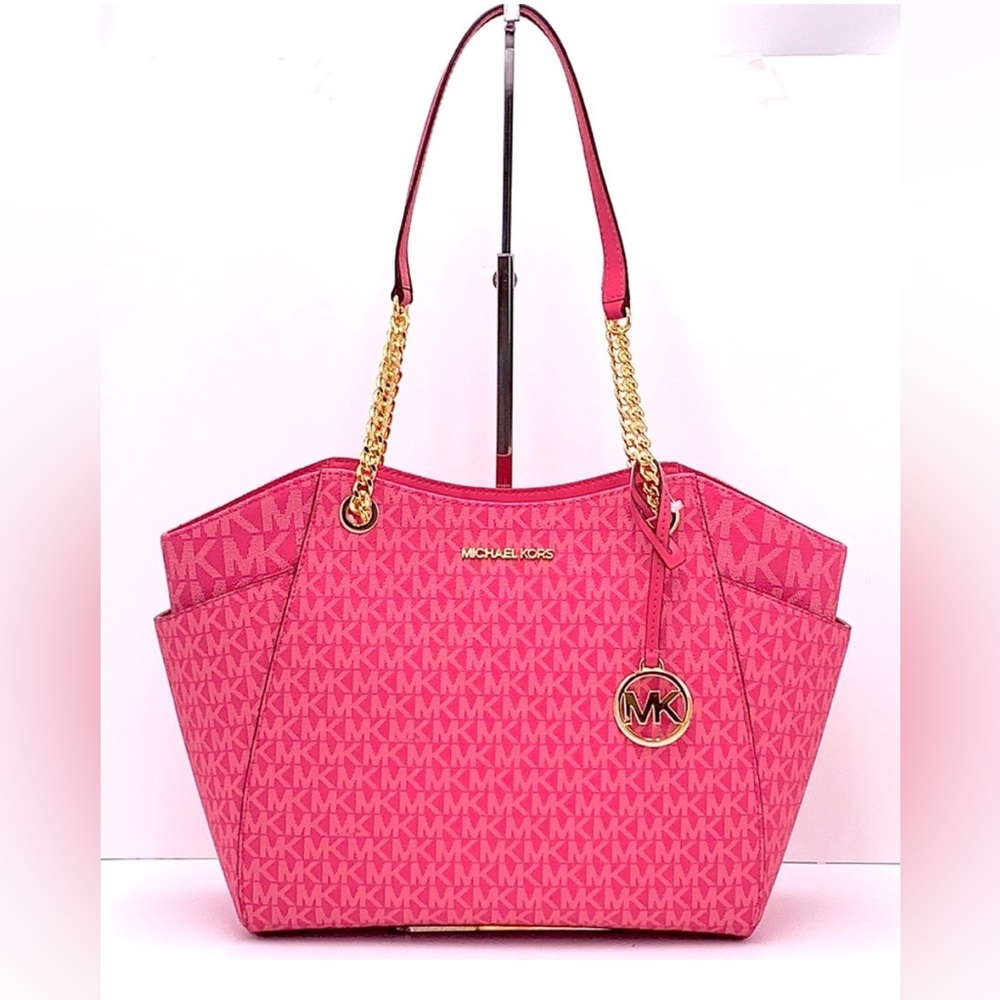 💕 Michael Kors Pink Signature Tote Bag 💕